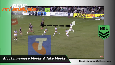 NRL Video Analysis: Blocks, reverse blocks & fake blocks